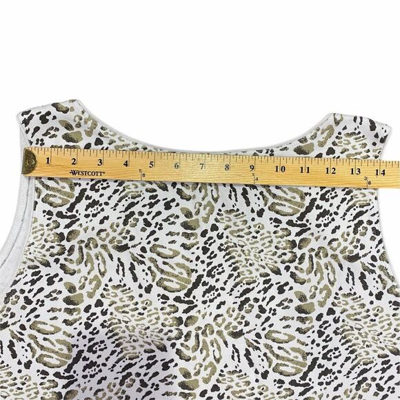 Kim Rogers Leopard Print Tank Top Plus Size 2X - Picture 7 of 7